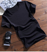 Rövid ujjú férfi póló - sima modell három színben