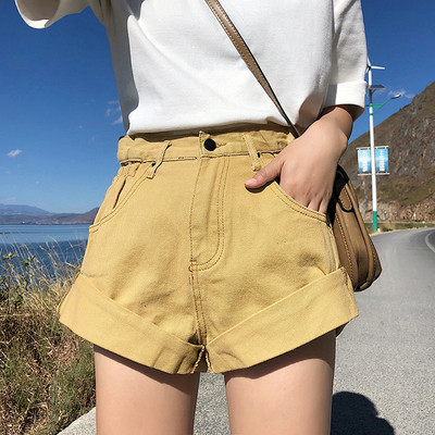 Pantaloni scurți casual dama cu buzunare in mai multe culori