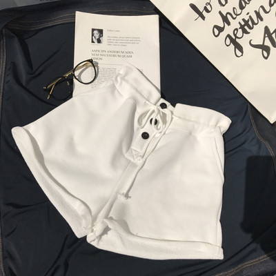 Alkalmi rövidnadrág magas derékkal és megkötővel három színben