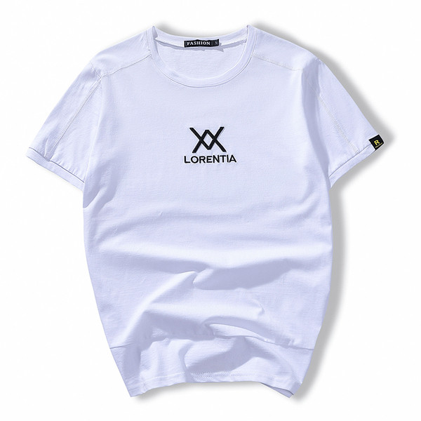 Ανδρικό μπλουζάκι με κεντήματα και έμβλημα σε τέσσερα χρώματα