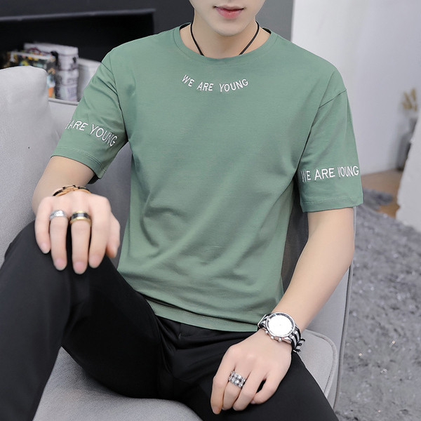 Alkalmi férfi póló három színben felirattal