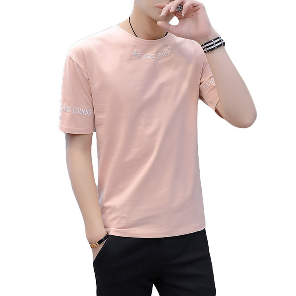 Alkalmi férfi póló három színben felirattal