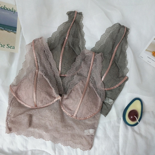 Bustiera de dama eleganta din dantela in trei culori