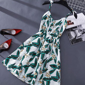 Nyári női ruha vékony pántokkal több színben