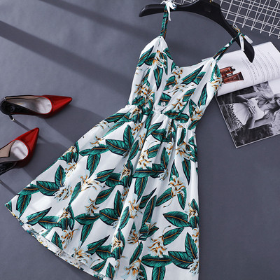 Nyári női ruha vékony pántokkal több színben