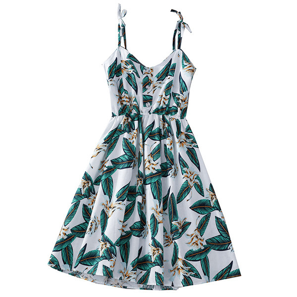 Nyári női ruha vékony pántokkal több színben