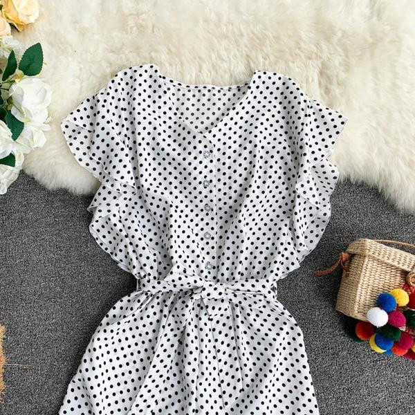 Κομψές γυναικείες φόρμες  με ζώνη σε κόκκινο, μπλε και λευκό χρώμα