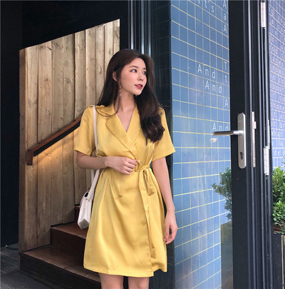 Rochie de dama eleganta cu curea in mai multe culori