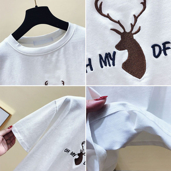 Tricou casual dama cu decolteu O in trei culori