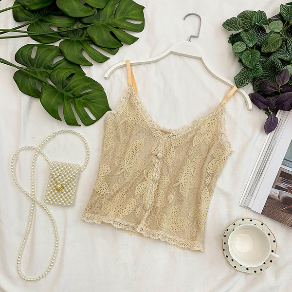 Stílusos női csipke felső három színben