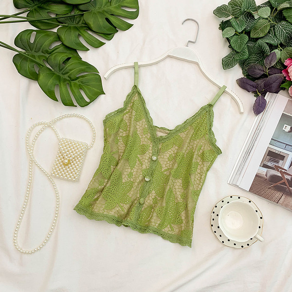 Stílusos női csipke felső három színben