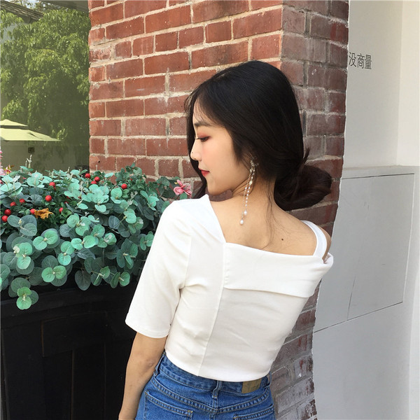 Lezser női blúz rövid ujjal, két színben