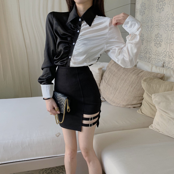 Alkalmi női ing két színben