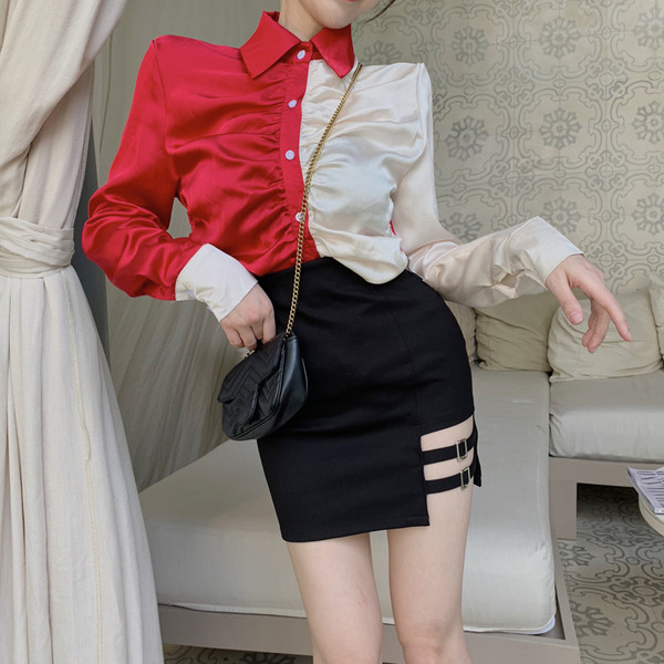 Alkalmi női ing két színben