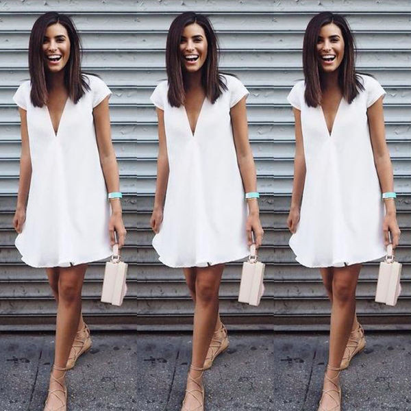 Rochie de dama model lat in alb si negru