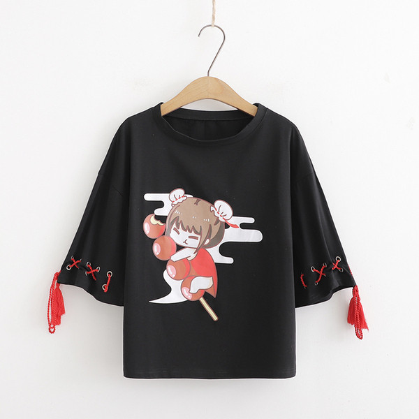 Bluză de damă elegantă, cu mâneci scurte și cravate