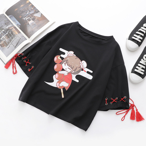 Bluză de damă elegantă, cu mâneci scurte și cravate