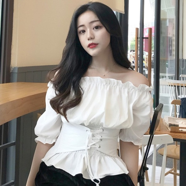 Alkalmi női blúz ejtett ujjal, két színben