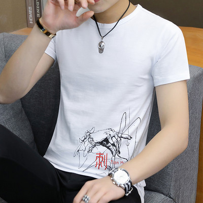 Modern férfi póló rátéttel, három színben