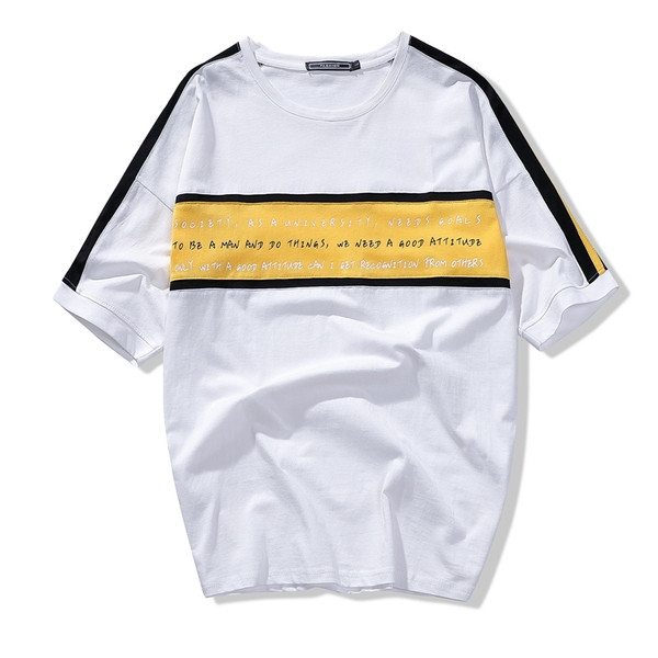 Alkalmi férfi póló feliratokkal - három színben