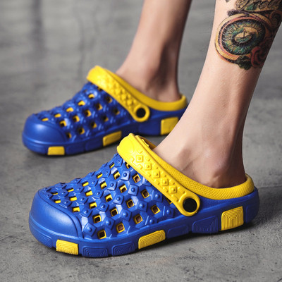 Egyszerű férfi zárt papucs többféle színben