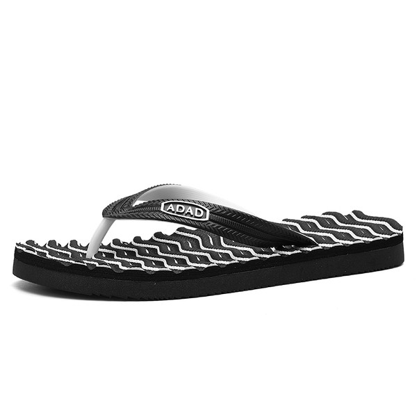 Modern férfi papucs két színben, emblémával