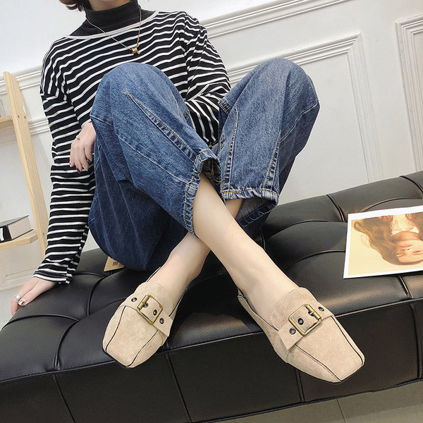 Pantofi casual dama din piele intoarsa ecologica in trei culori