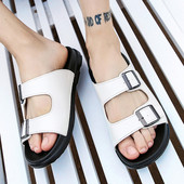 Stílusos férfi papucs több színben eco bőrből