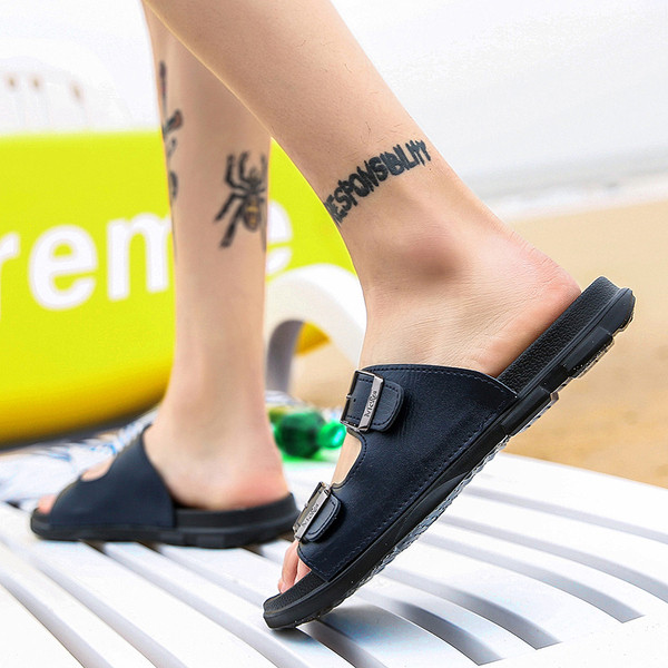 Papuci eleganti pentru barbati in mai multe culori din piele ecologica