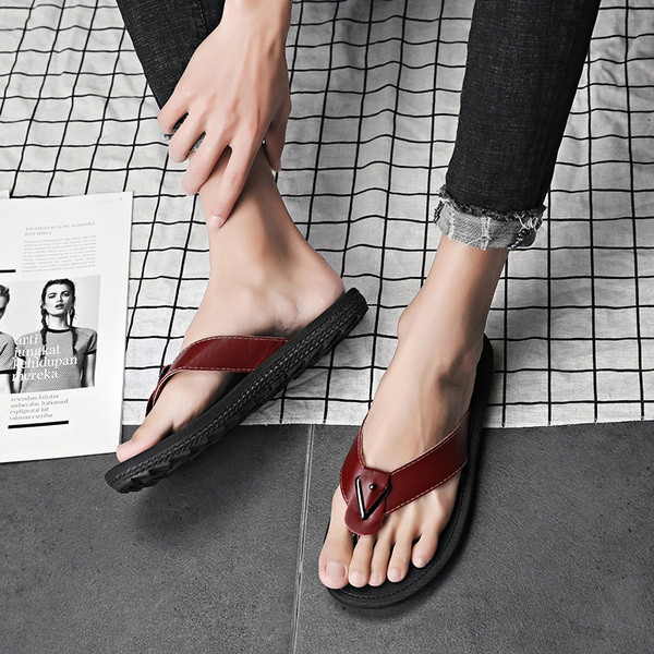 Papuci eleganti pentru barbati din piele ecologica in trei culori