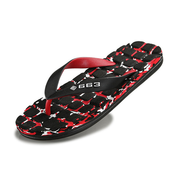 Modern férfi papucs terepszínű mintával, három színben