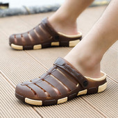 Alkalmi férfi zárt papucs három színben