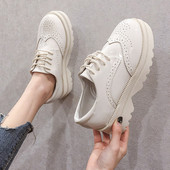 Modern női fűzős cipő két színben