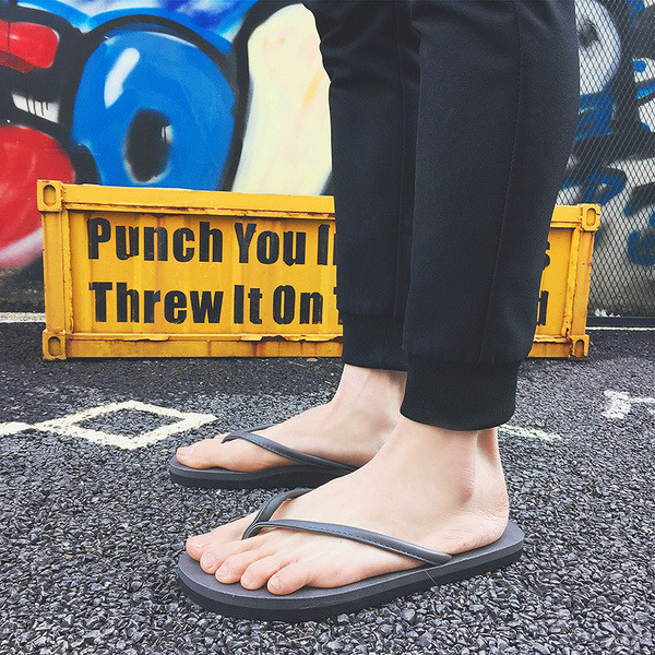 Papuci barbati simpli in mai multe culori