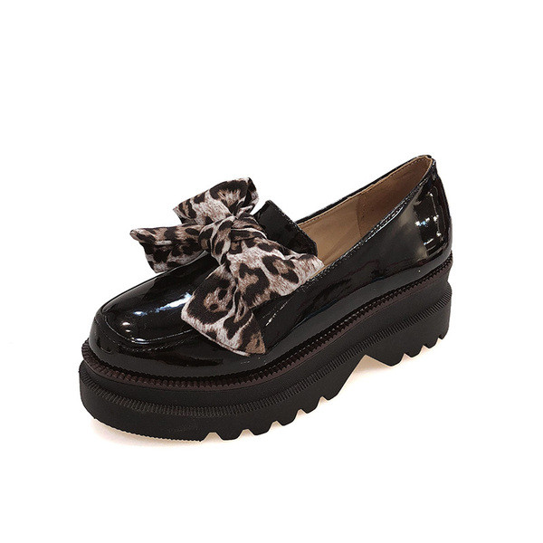 Pantofi casual dama cu panglica in negru