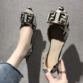 Pantofi casual dama cu catarama in gri si galben