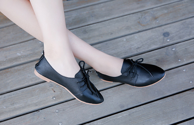 Pantofi casual dama cu sireturi in trei culori