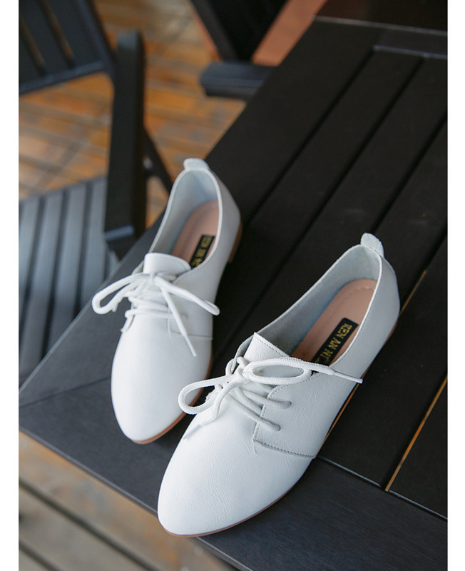 Pantofi casual dama cu sireturi in trei culori