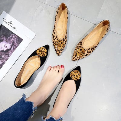 Γυναικεία παπούτσιατης  μόδας με λεοπάρδαλη πριντ -δύο μοντέλα