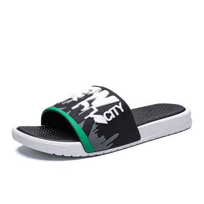 Alkalmi férfi papucs több színben felirattal