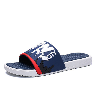 Alkalmi férfi papucs több színben felirattal