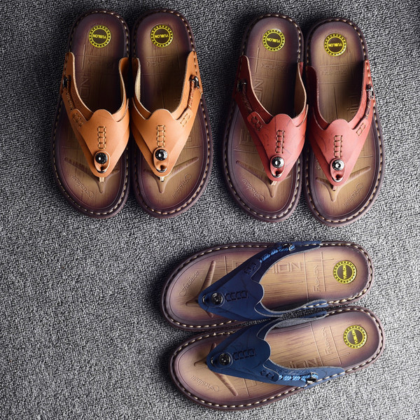 Papuci eleganti pentru barbati in trei culori de piele ecologica