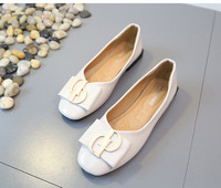 Pantofi de dama actuali cu element metalic in doua culori