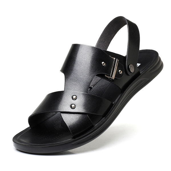 Modern férfi szandál barna és fekete színben