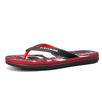 Papuci de bărbați moderni cu model, cu inscripții