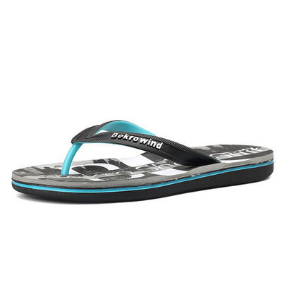 Papuci de bărbați moderni cu model, cu inscripții