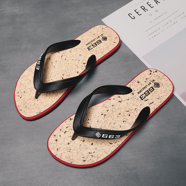 Modern nyári férfi papucs három színben