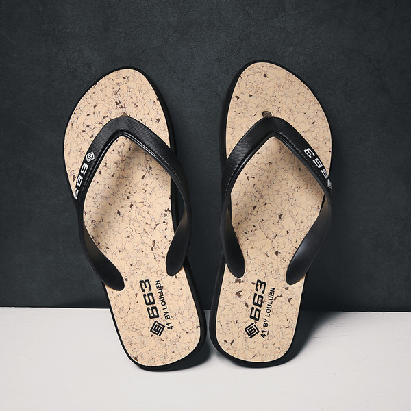 Modern nyári férfi papucs három színben