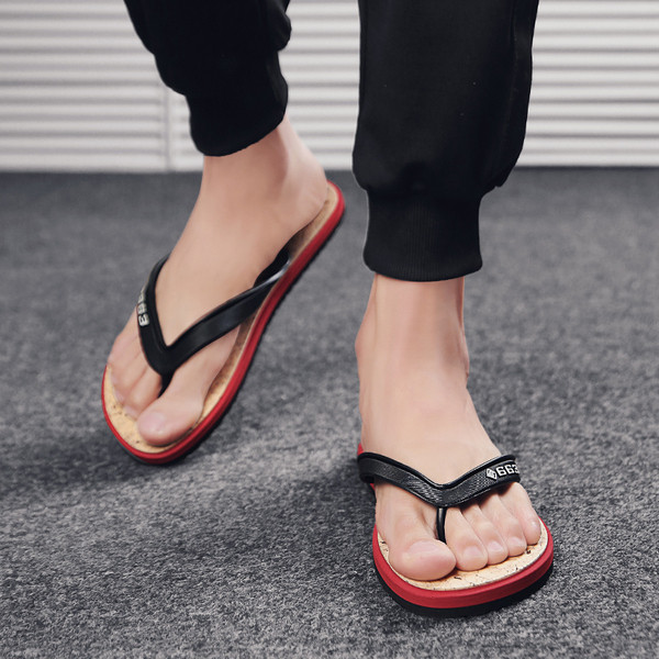 Modern nyári férfi papucs három színben