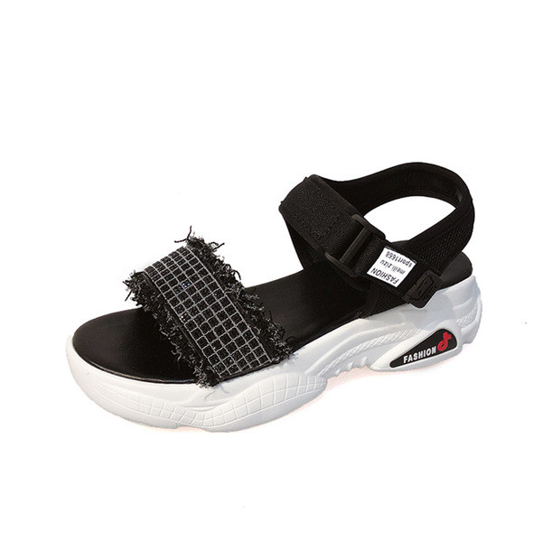 Sandale casual dama cu talpa inalta in doua modele